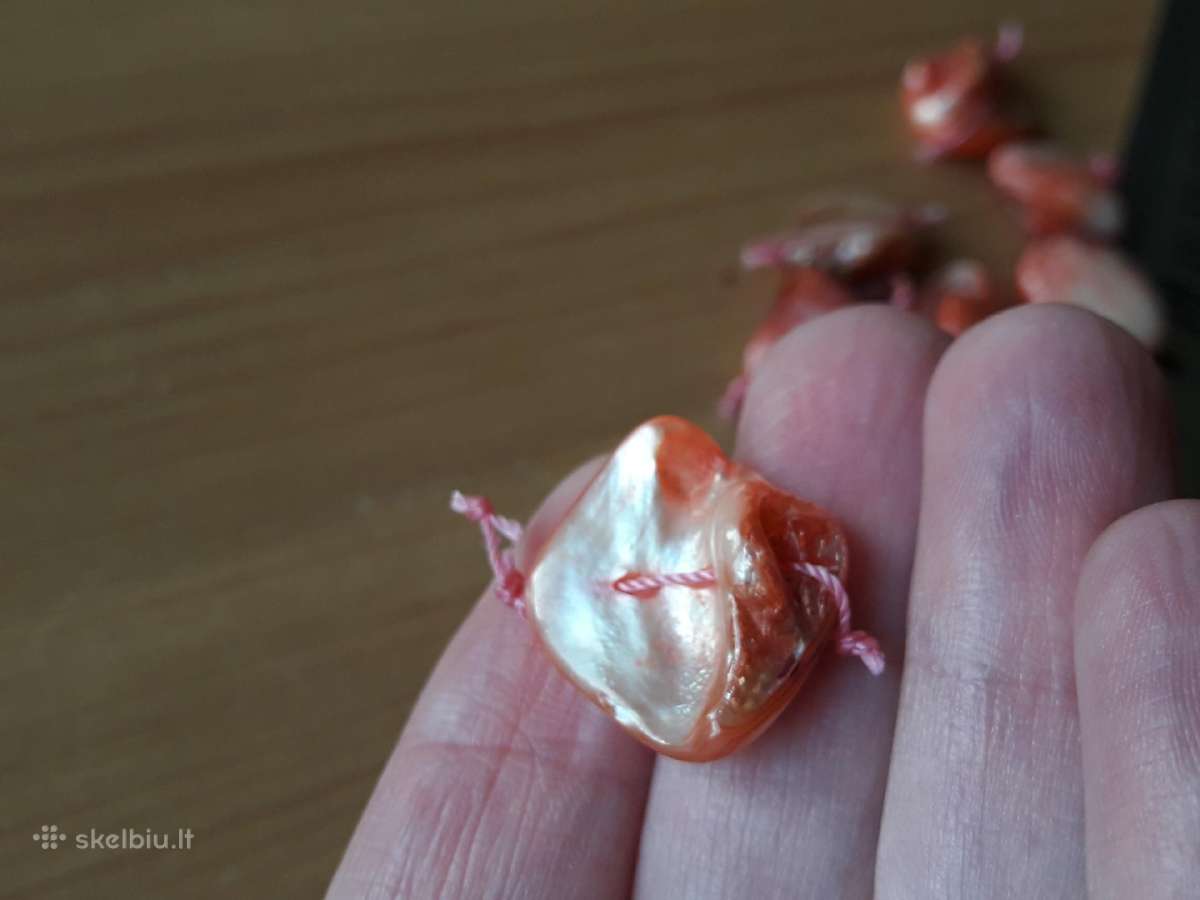 14 natūralaus perlamutro gabalėlių - nuotraukos Nr. 4