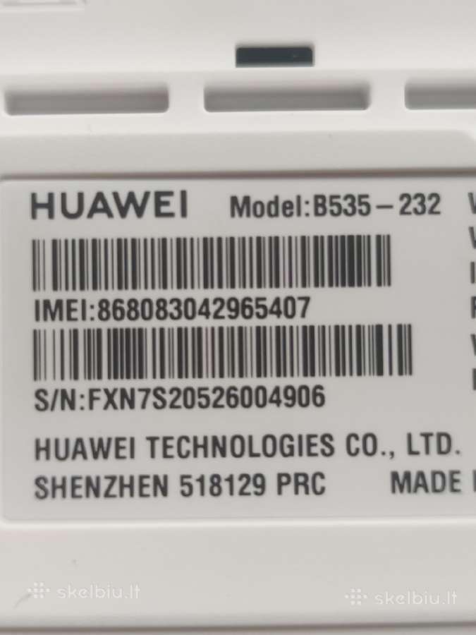 Huawei B535-232 Lte Cat7 modemas. - nuotraukos Nr. 9