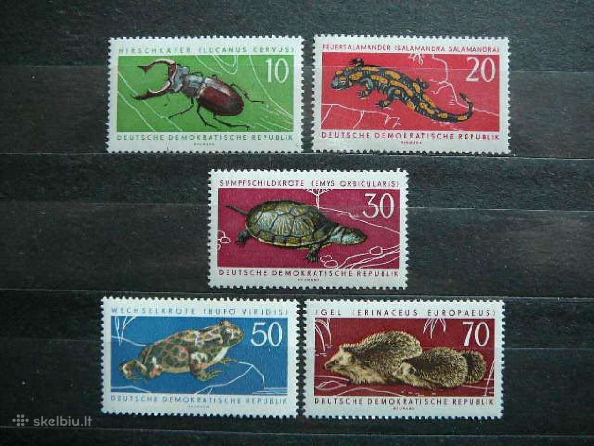 Zverys Gyvunai Vokietija Dem. 1963 Mnh vdm978