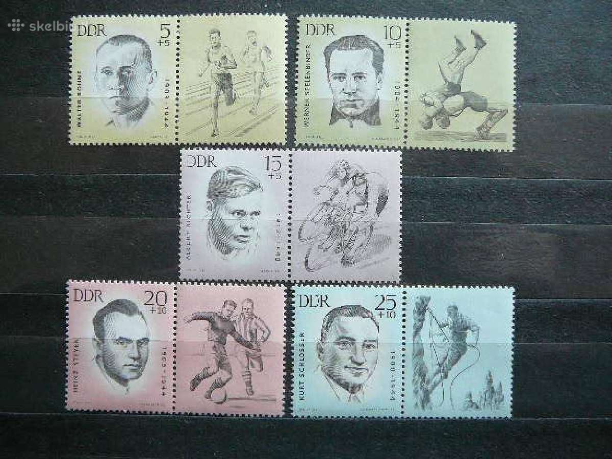 Sportas Izymus zmones Vokietija Dem. 1963 vdm958