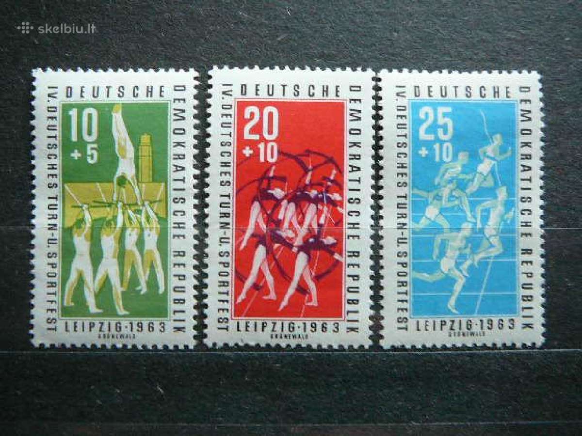 Sportas Vokietija Dem. 1963 Mnh vdm963
