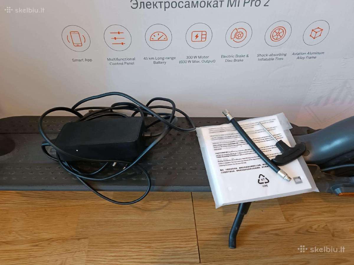 Xiaomi Mi Electric Scooter Pro 2 - nuotraukos Nr. 10