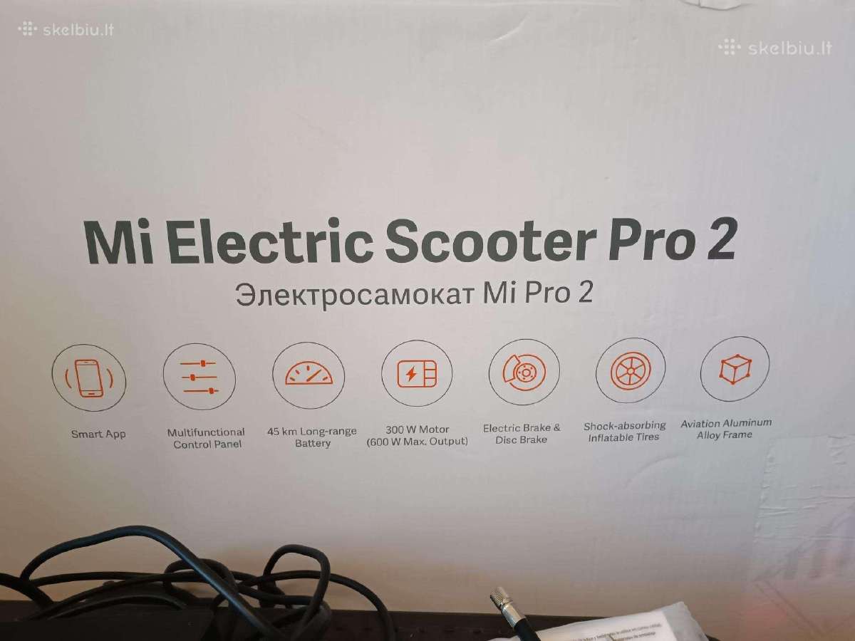 Xiaomi Mi Electric Scooter Pro 2 - nuotraukos Nr. 12