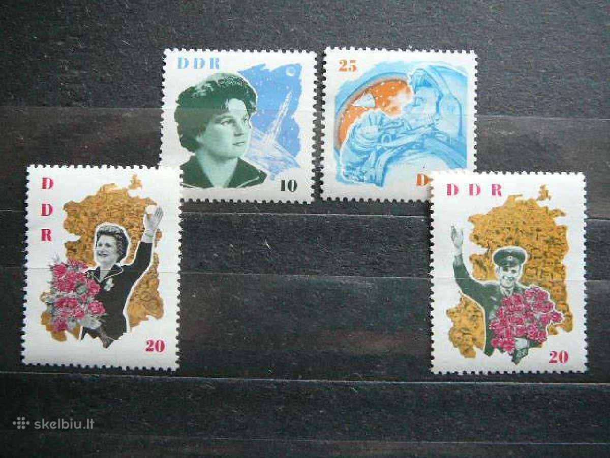 Kosmosas Gagarinas Vokietija Dem. 1963 Mnh vdm993