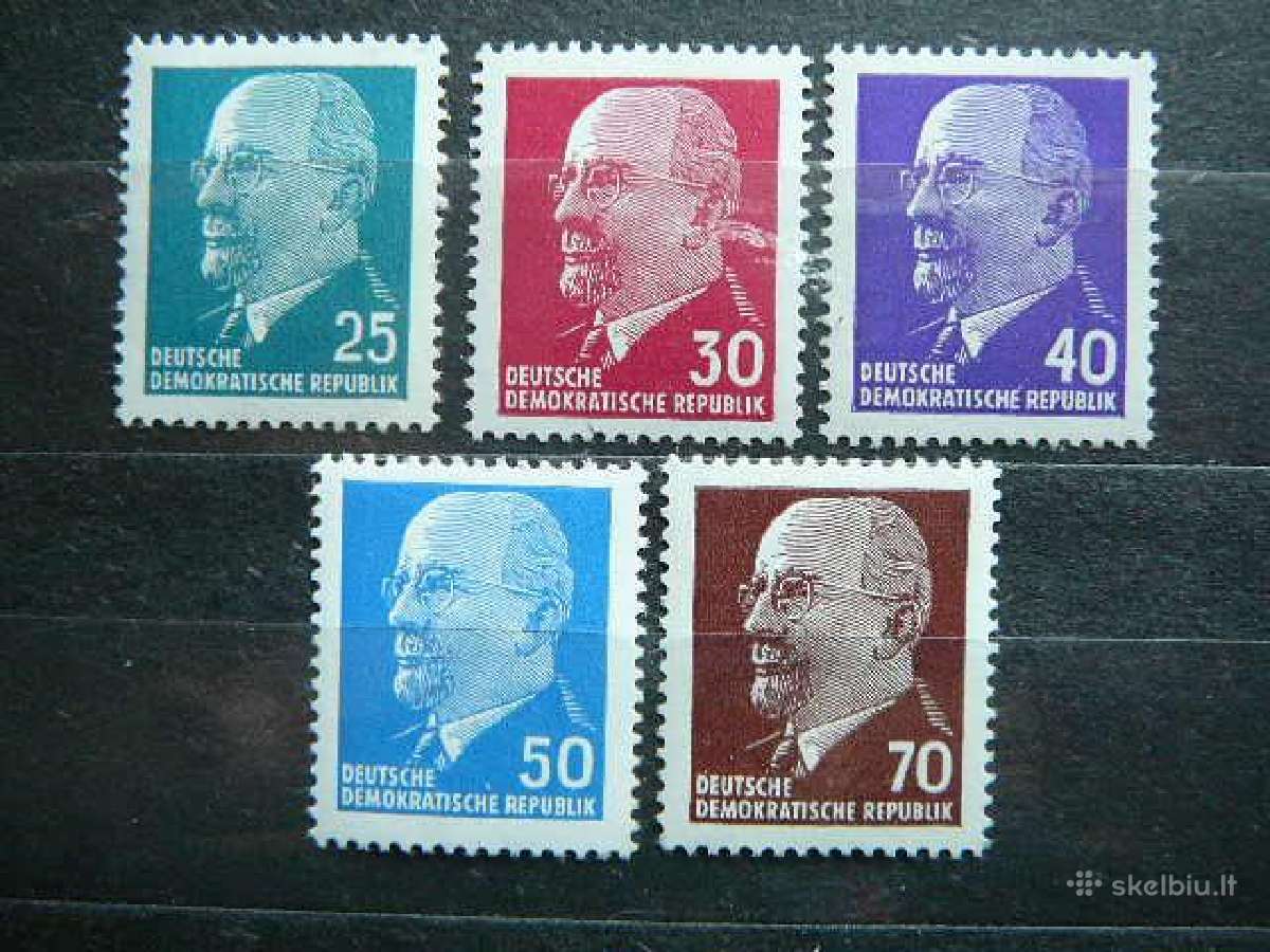 V. Ulbrichtas Vokietija Dem. 1963 Mnh vdm934