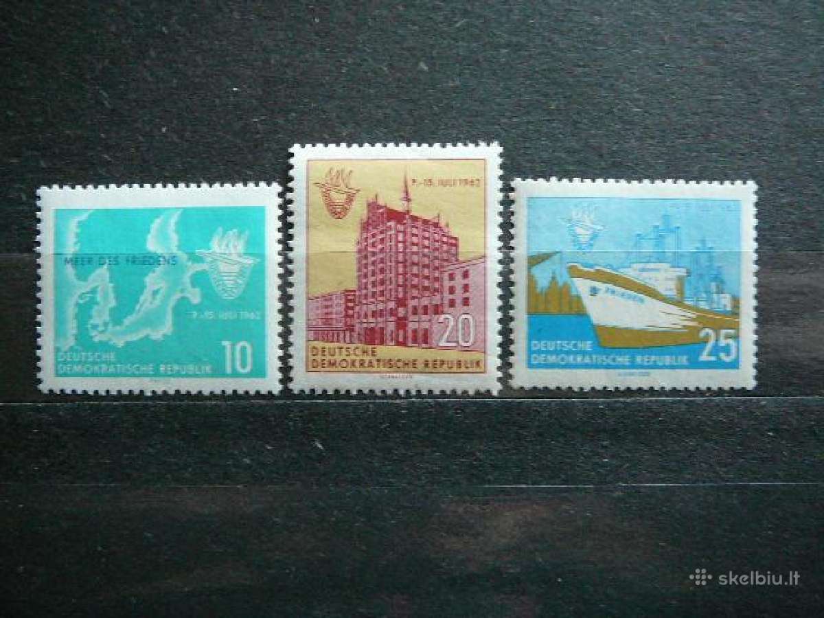 Laivai Rostokas Vokietija Dem. 1962 vdm898