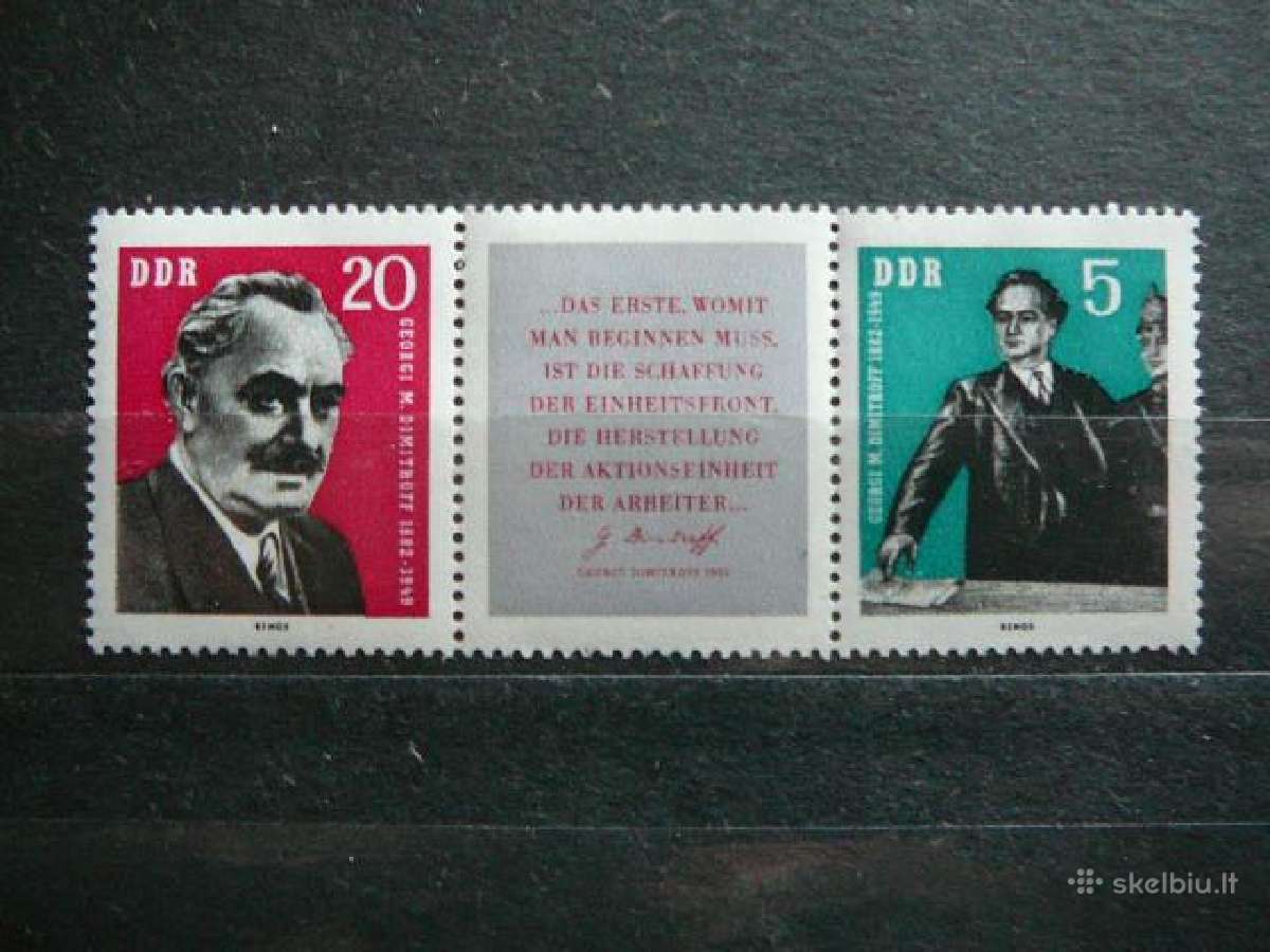 Politikas G. Dimitrovas Vokietija Dem. 1962 vdm893