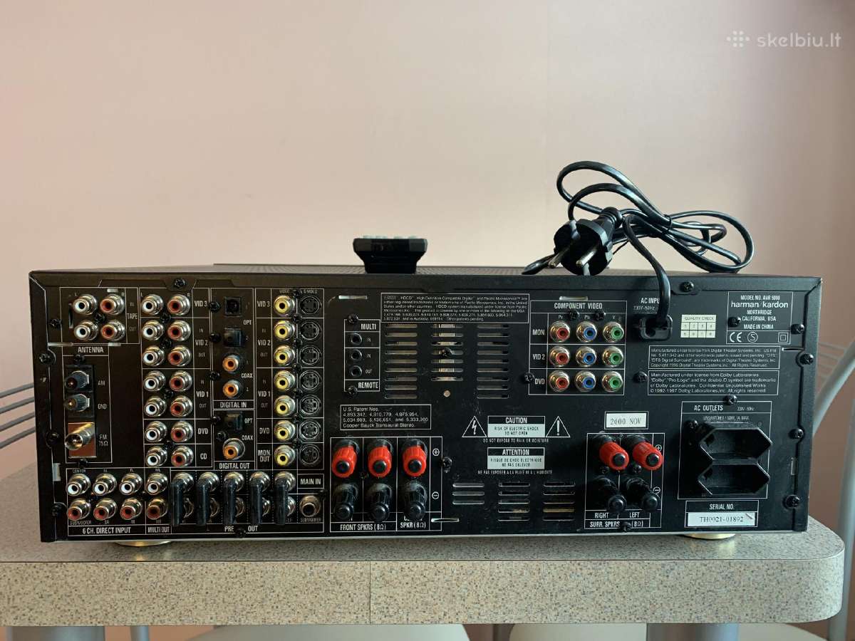 Harman/kardon Avr5000;yamaha rx-v663 - nuotraukos Nr. 3