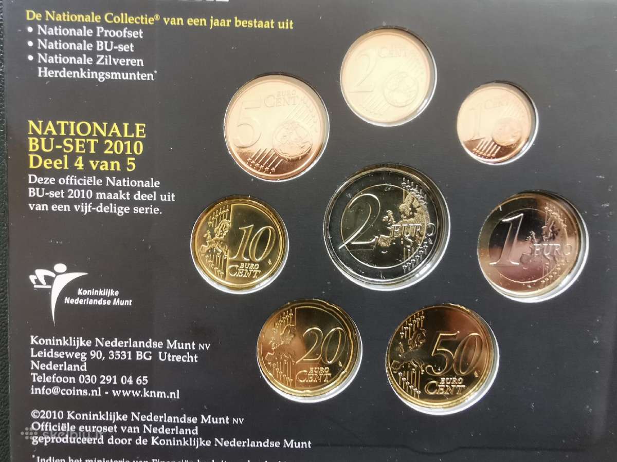 Nyderlandai 2010m Eurų Bu rinkinys - nuotraukos Nr. 6