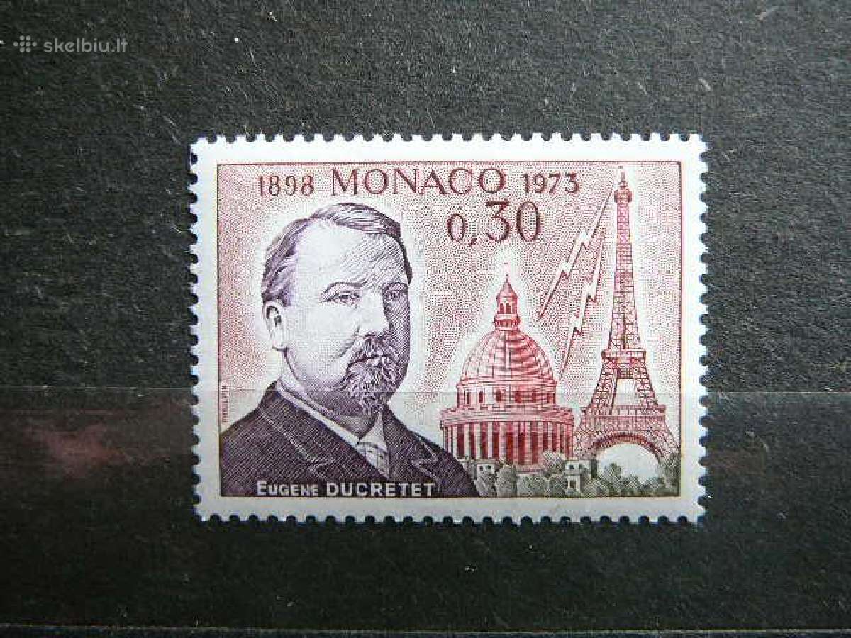 Eifelio b. Panteonas Monakas 1973 svarus mo1077
