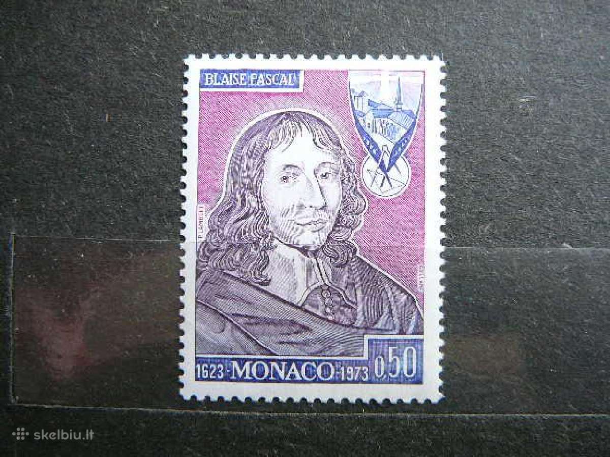 B. Paskalis Izymus zmones Monakas 1973 svar mo1080