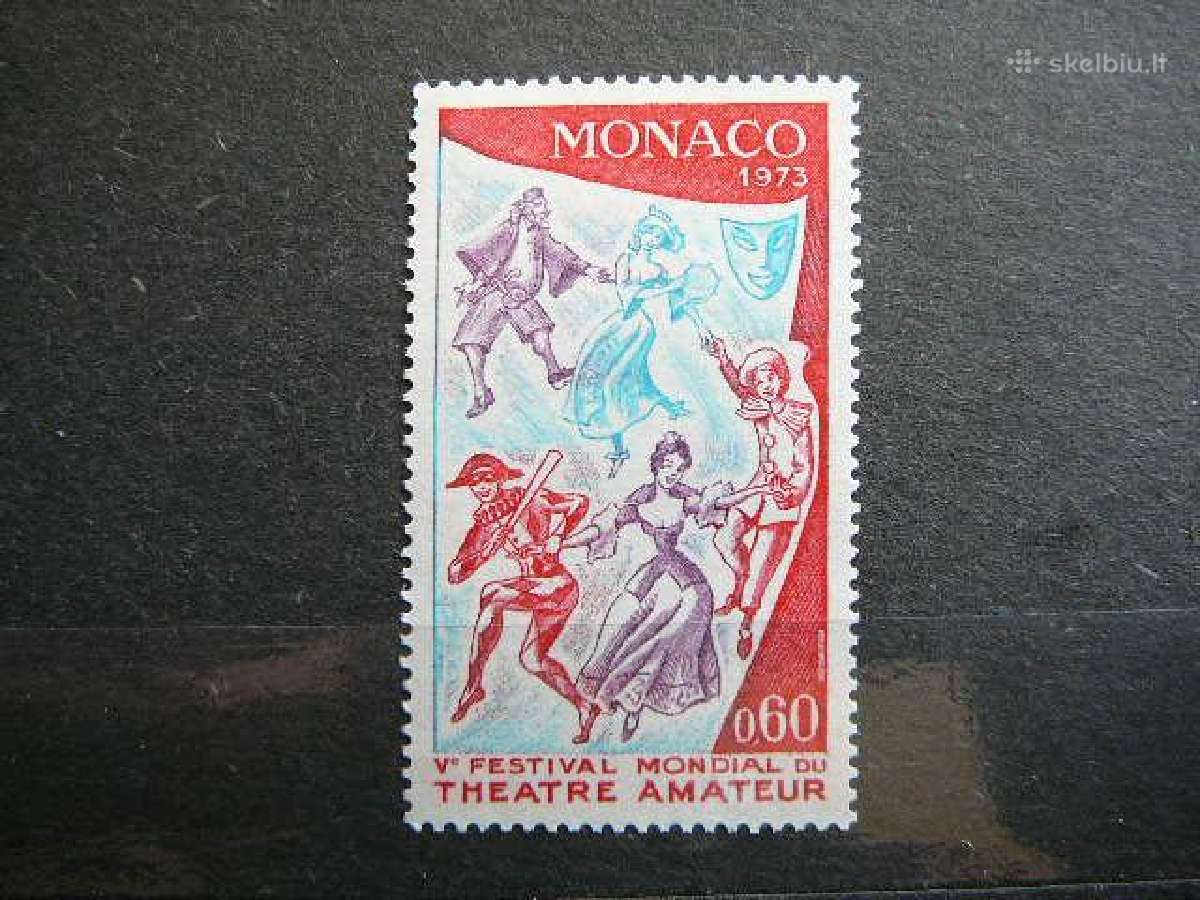 Festivalis Teatras Monakas 1973 svarus mo1083