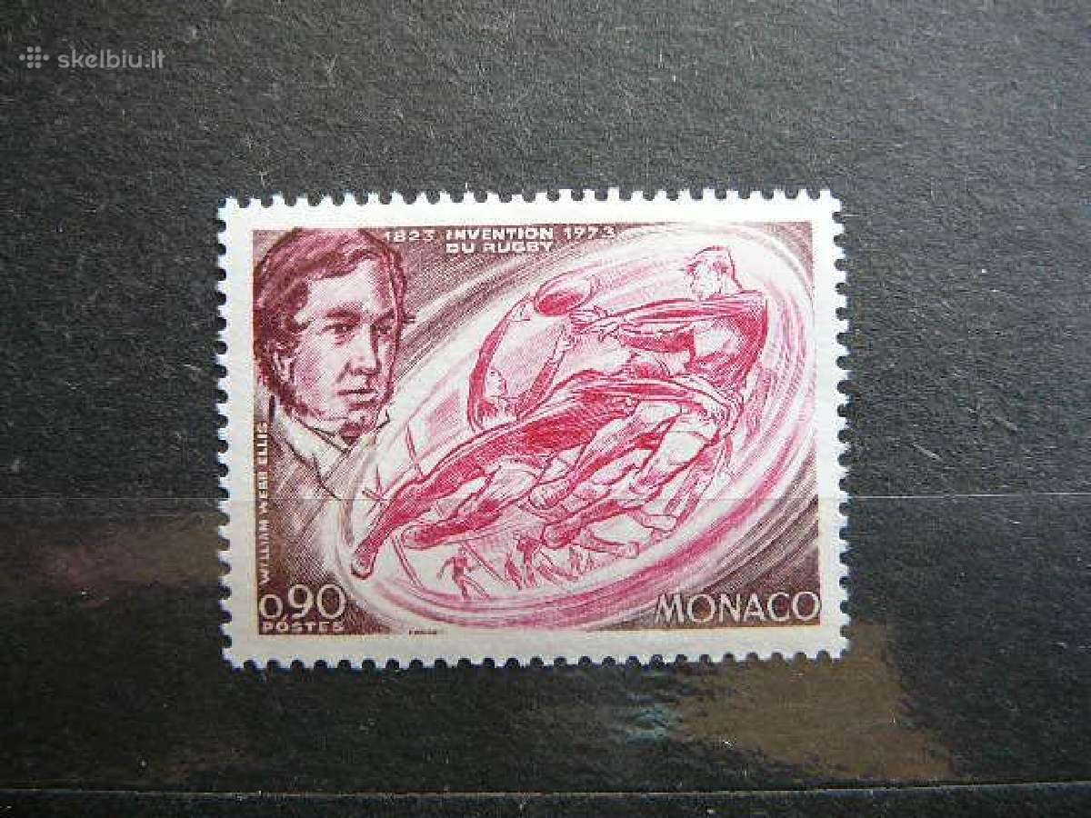 Regbis Sportas Monakas 1973 svarus mo1085