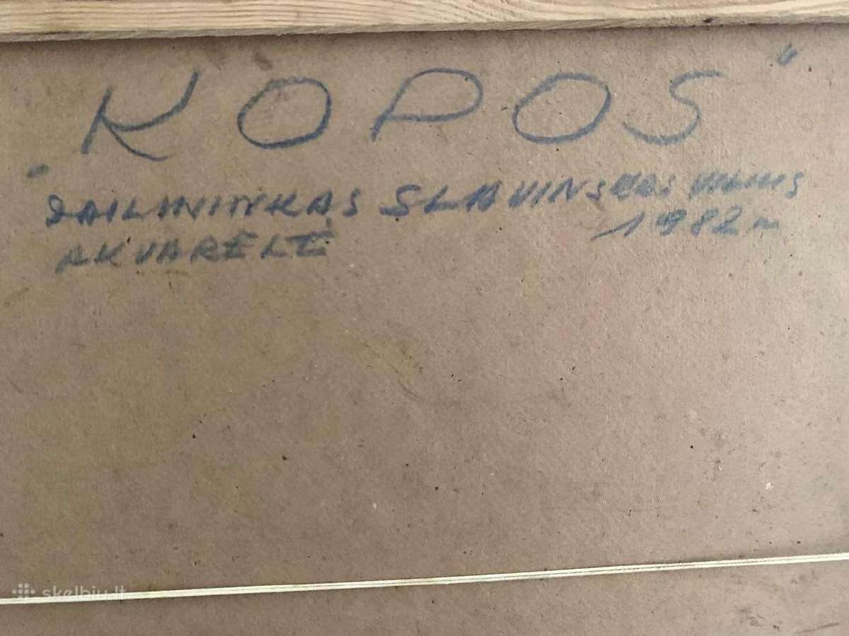 Dailininko V. Slavinsko paveikslas Kopos - nuotraukos Nr. 4