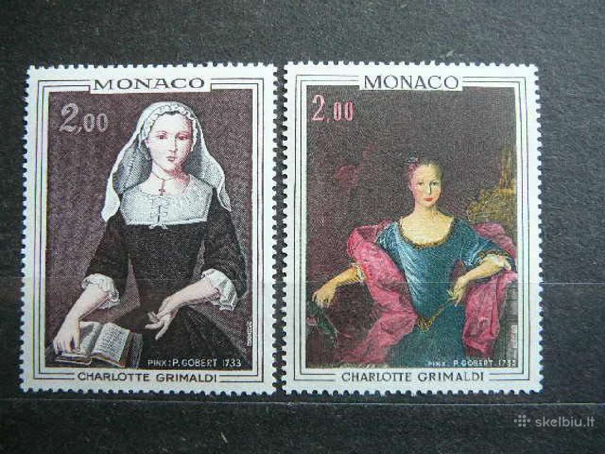 Daile Paveikslai Monakas 1973 svarus mo1102