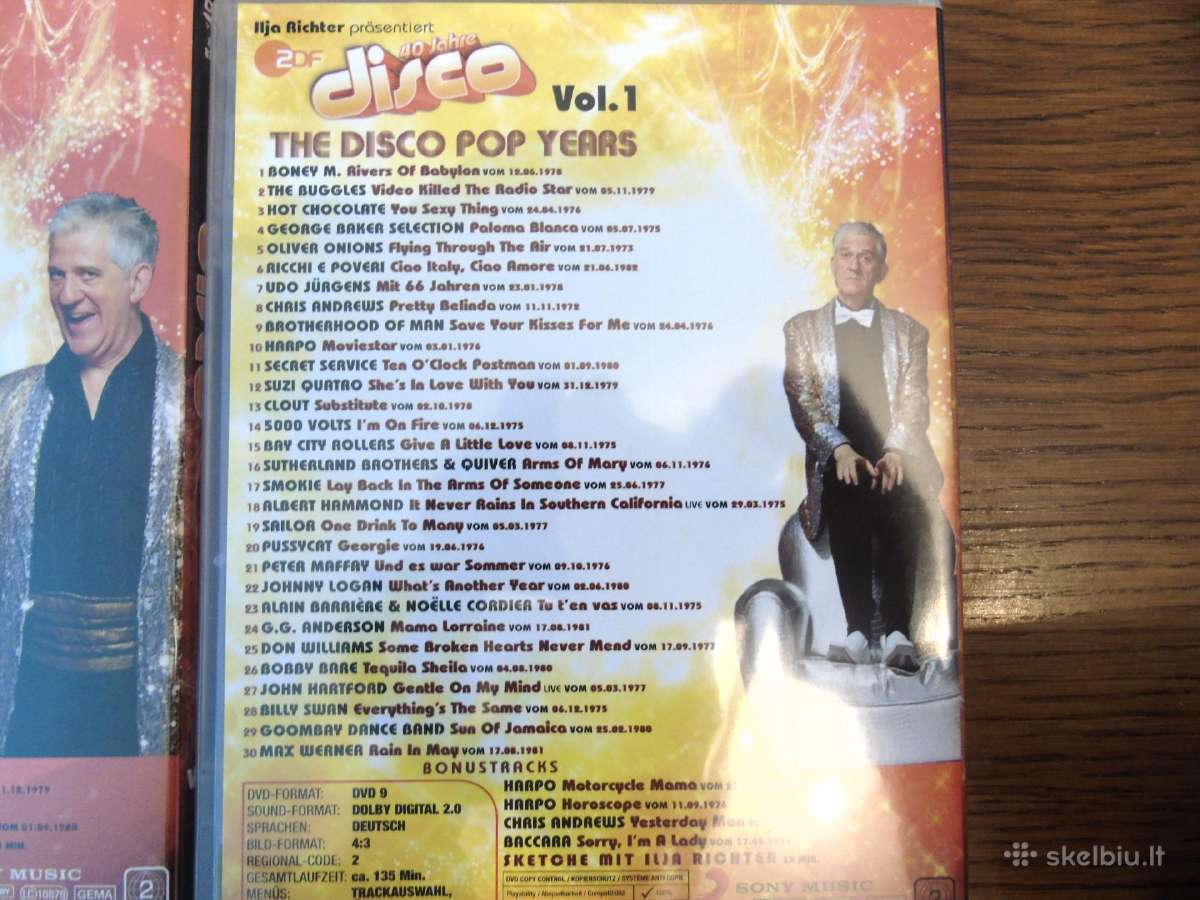 40 jahre disco mit Ilja Richter 4 dvd - nuotraukos Nr. 13