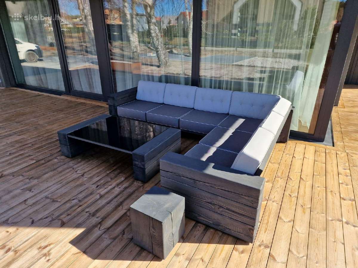 Medžio masyvo Timber terasos / lauko baldai - nuotraukos Nr. 30