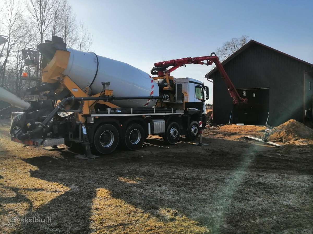 Betono siurblio 24m,26m,28m,31m,38m paslaugos - nuotraukos Nr. 8