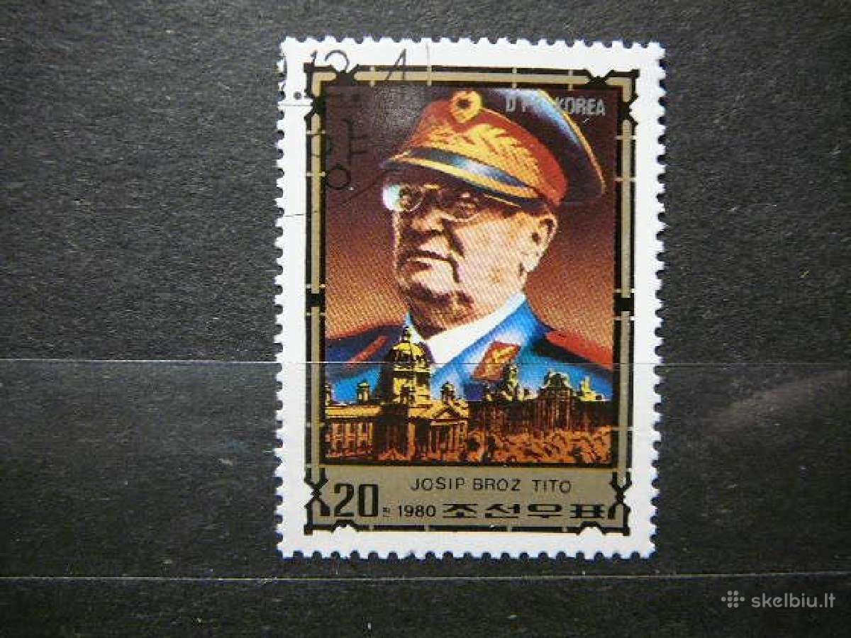 Prezidentas Broz Tito Koreja 1980 antsp. kr2061