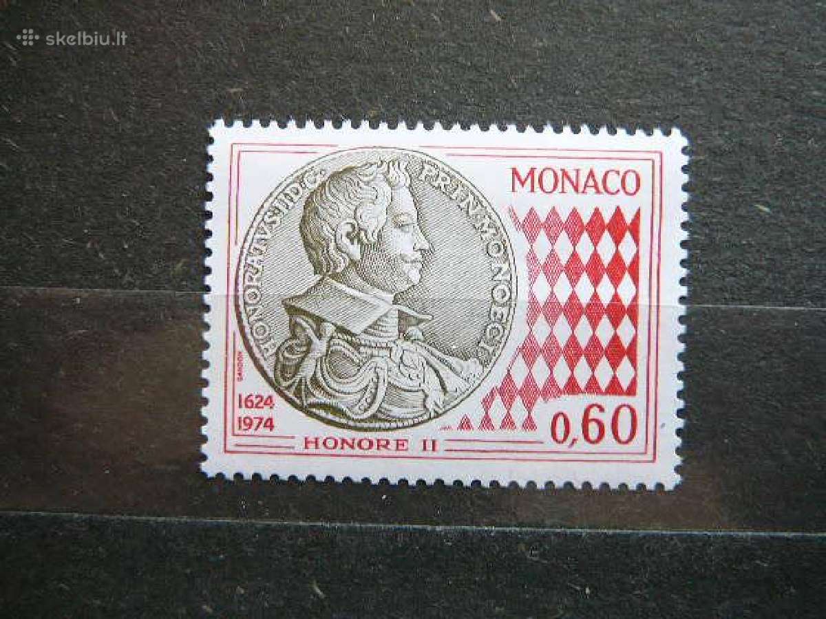Medalis Monakas 1974 Mnh mn1137