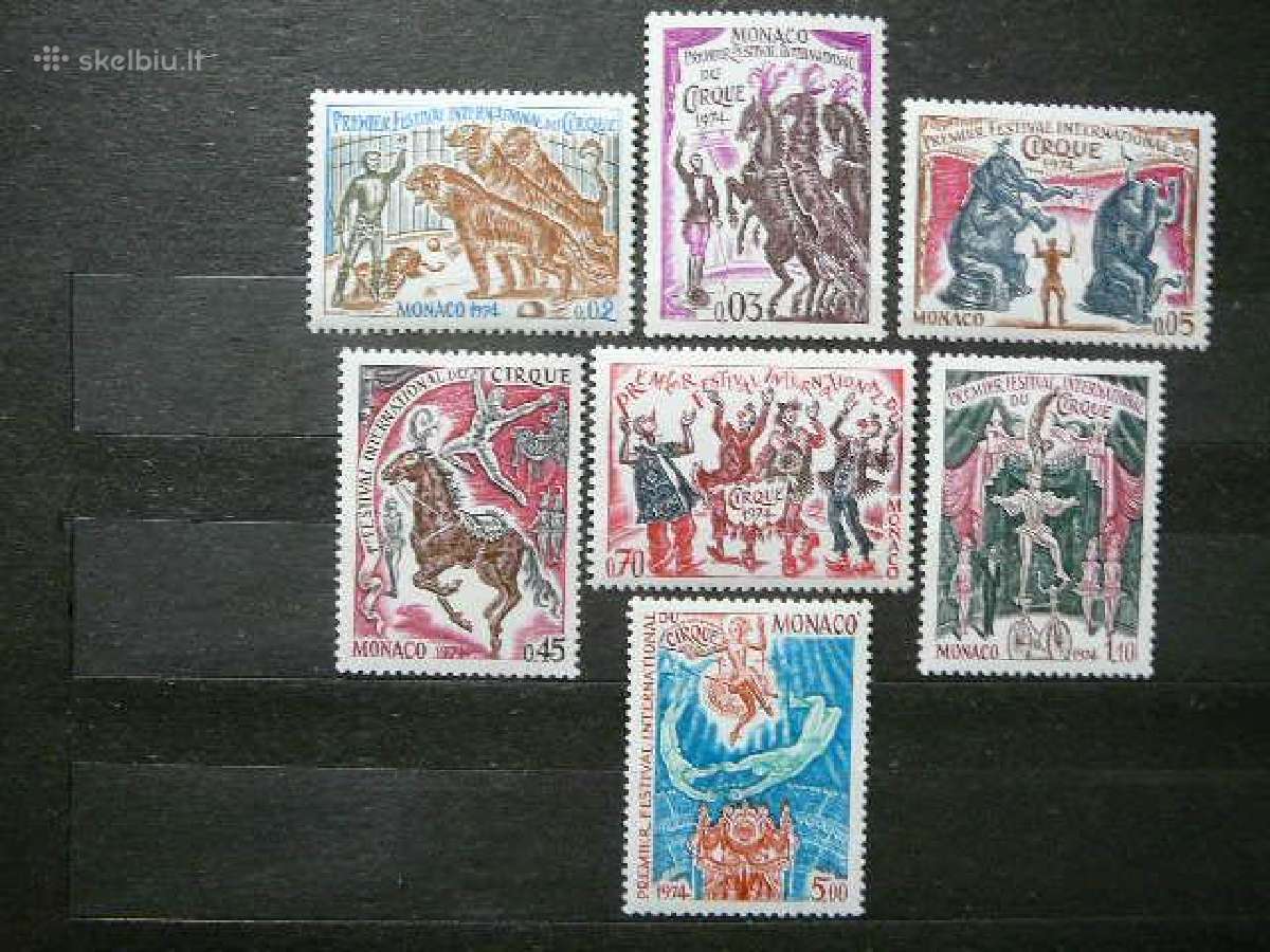 Cirkas Monakas 1974 Mnh mn1130