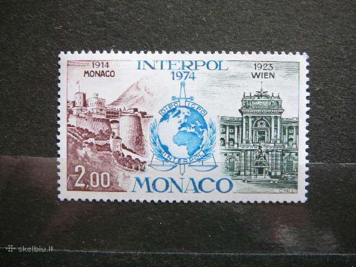 Interpolas Emblema Monakas 1974 Mnh mn1123