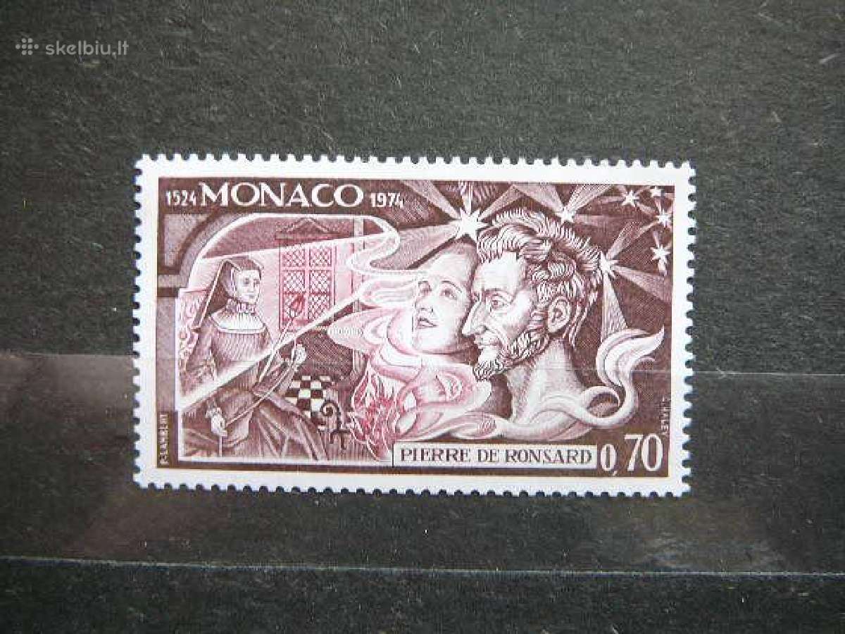 Poetas Monakas 1974 Mnh mn1121