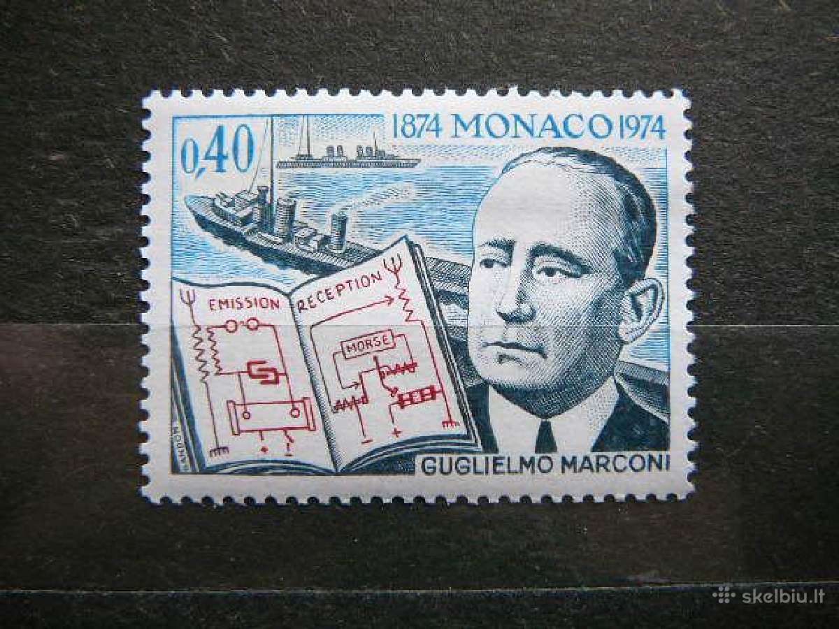 Laivai Izymus zmones Monakas 1974 Mnh mn1117