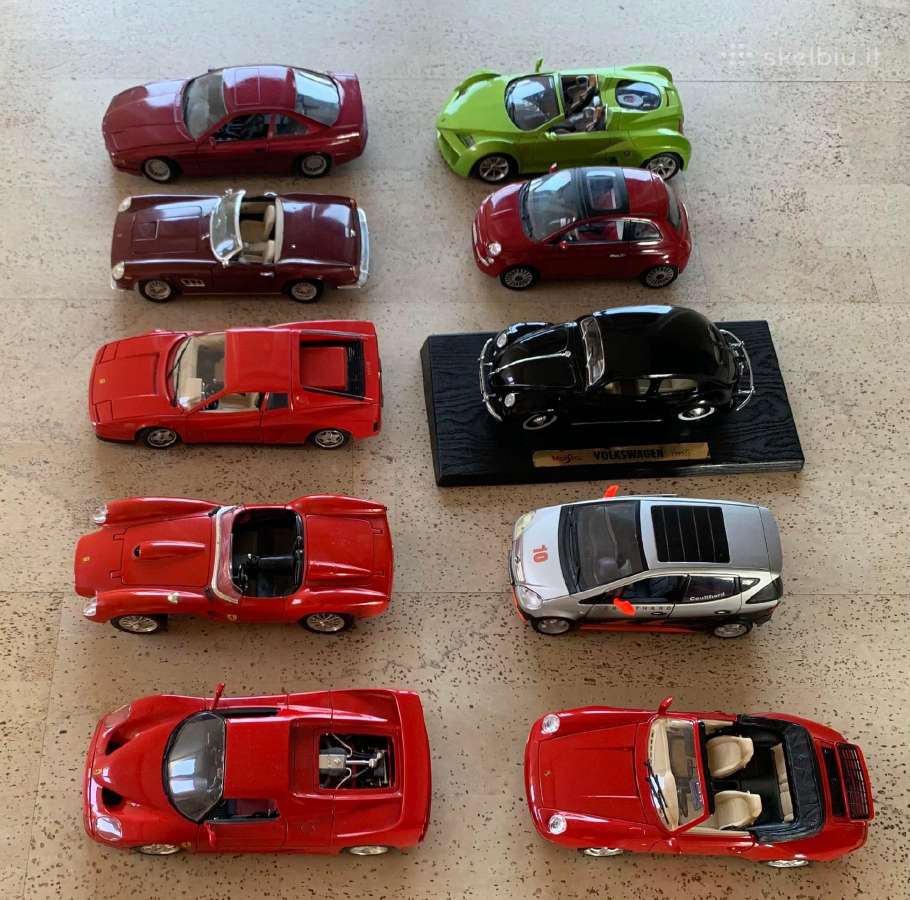 Modeliai 1:18 Bmw Vw Ferrari Porsche Fiat - nuotraukos Nr. 3