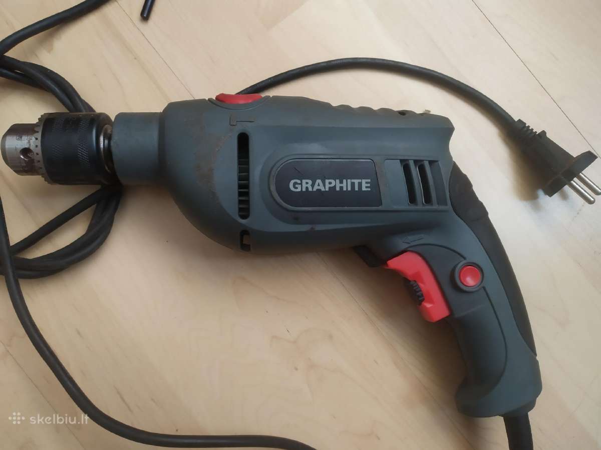Elektrinis gręžtuvas graphite 58g717 - nuotraukos Nr. 4