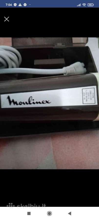 Šukos elektrines Moulinex naudotos veikiančios - nuotraukos Nr. 2