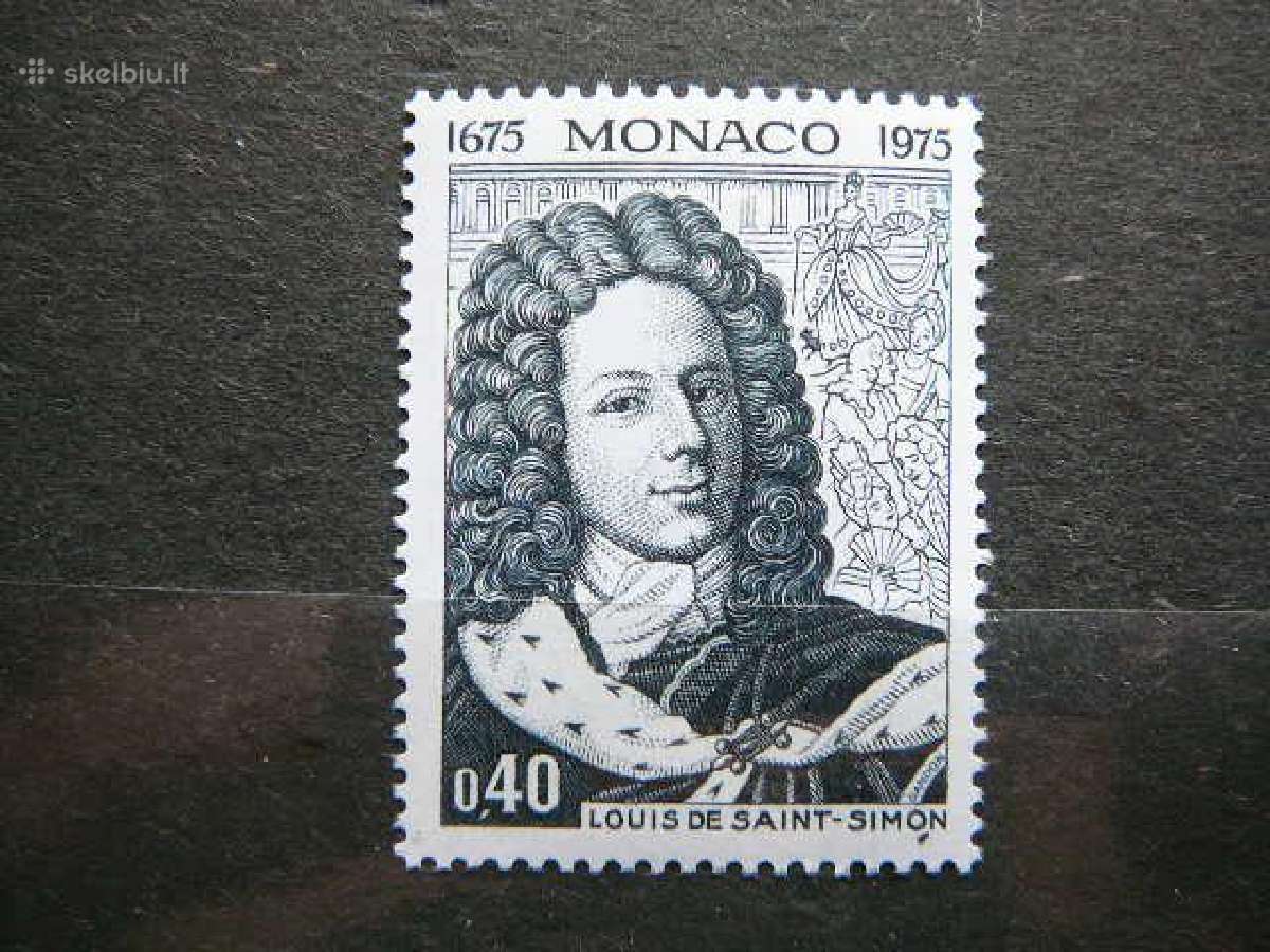 Metraštininkas Monakas 1975 Mnh mn1174
