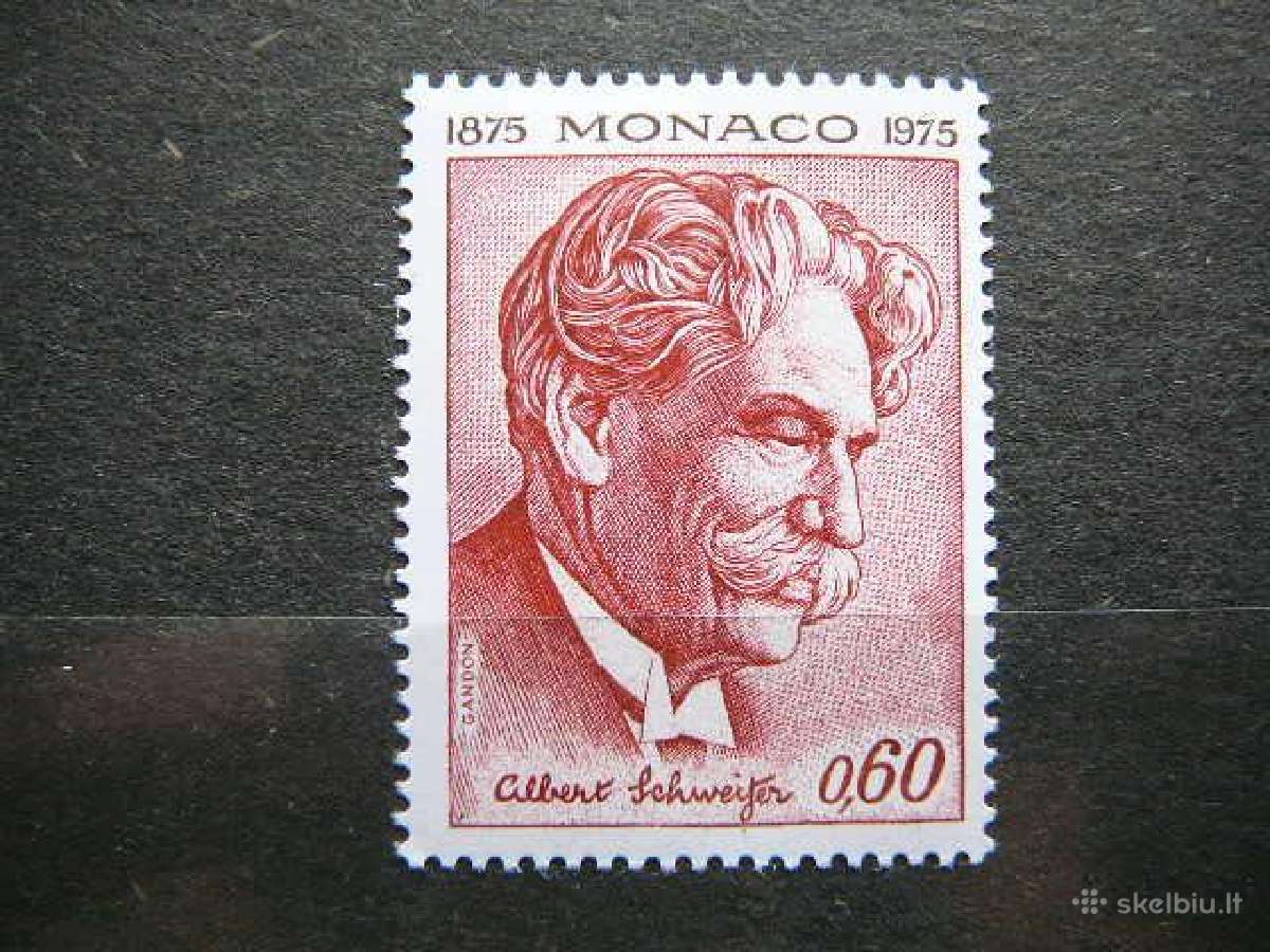 A. Sveiceris Nobelio pr. Monakas 1975 Mnh mn1175