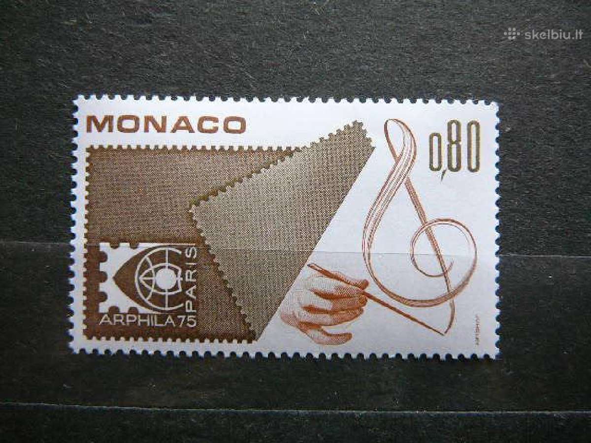 P. zenklu paroda Monakas 1975 Mnh mn1176