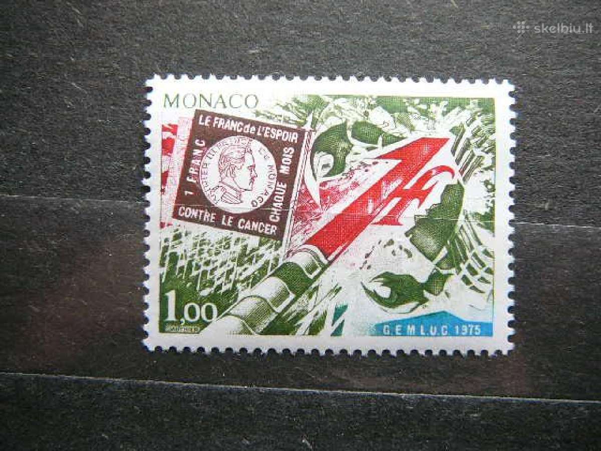 Medicina Pries vezi Monakas 1975 Mnh mn1178