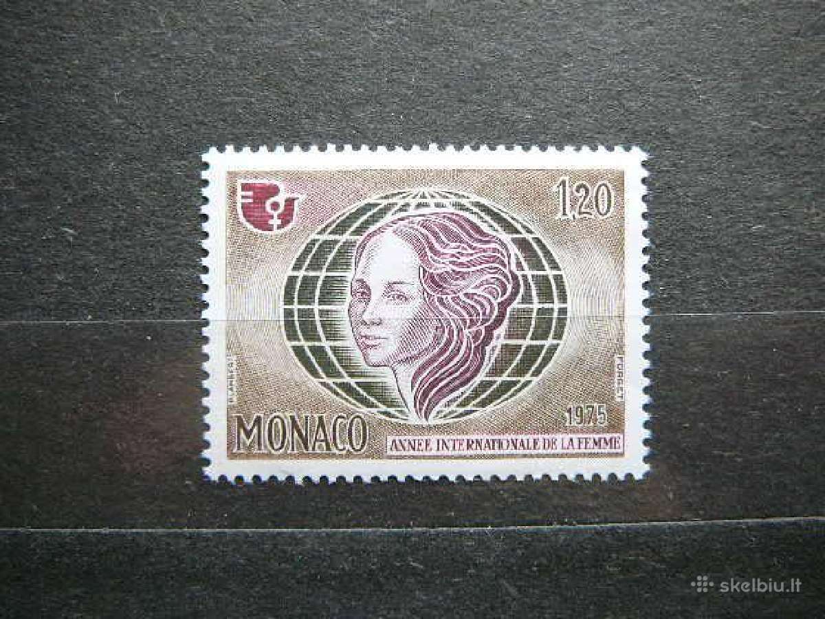Moters diena Monakas 1975 Mnh mn1181