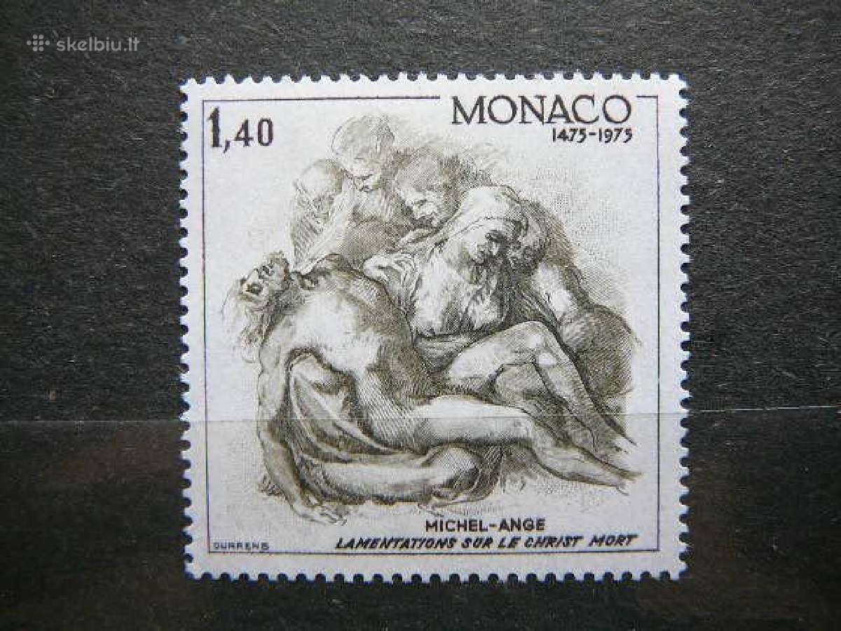 Daile Mikelandzelas Monakas 1975 Mnh mn1188