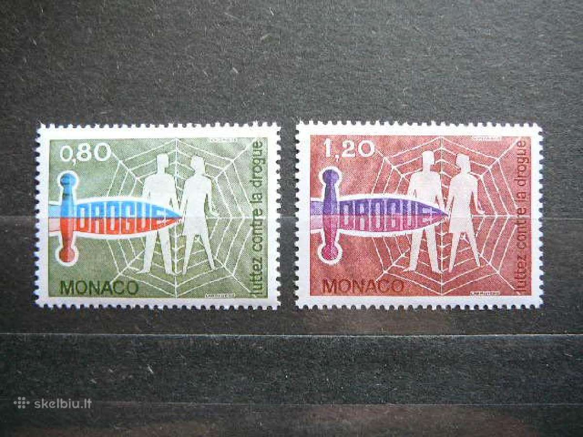 Pries narkotikus Monakas 1976 Mnh mn1246