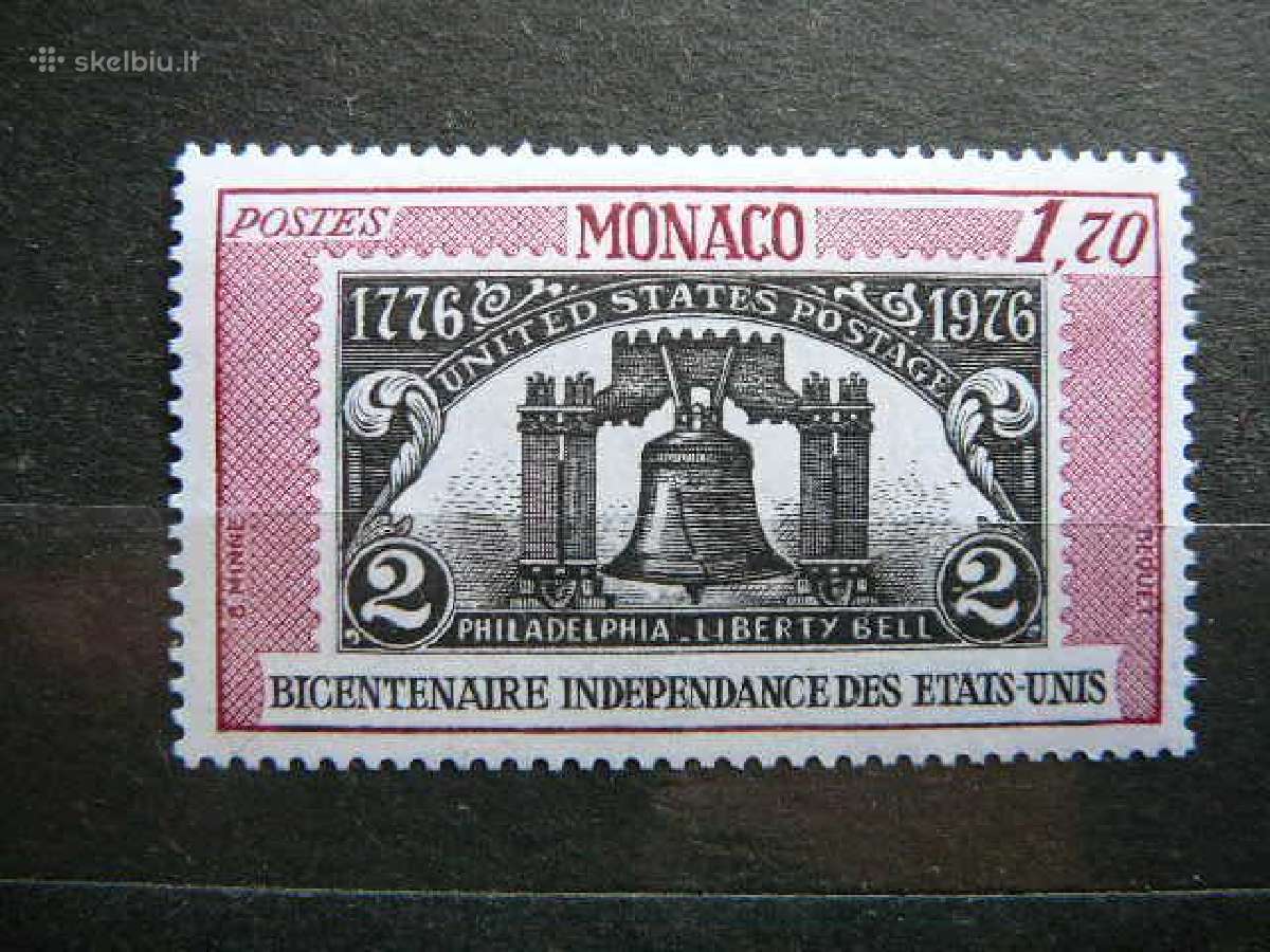 200 metu JAV Monakas 1976 Mnh mn1223