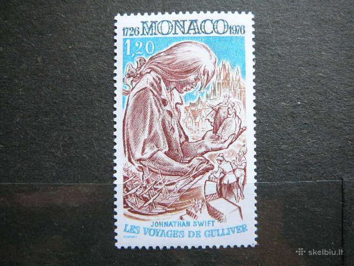 Rasytojas J. Sviftas Monakas 1976 Mnh mn1243