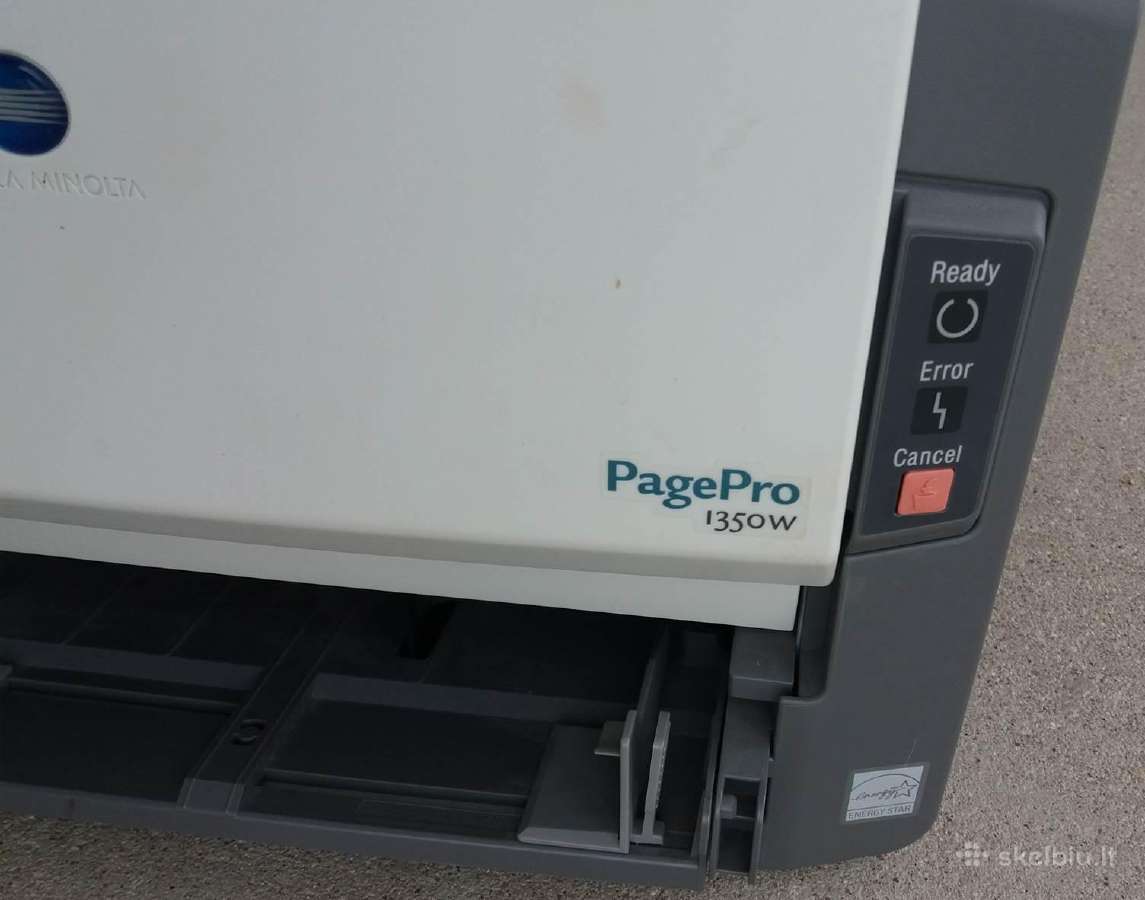 Konica Minolta Pagepro 1350w, nebeveikia - nuotraukos Nr. 2