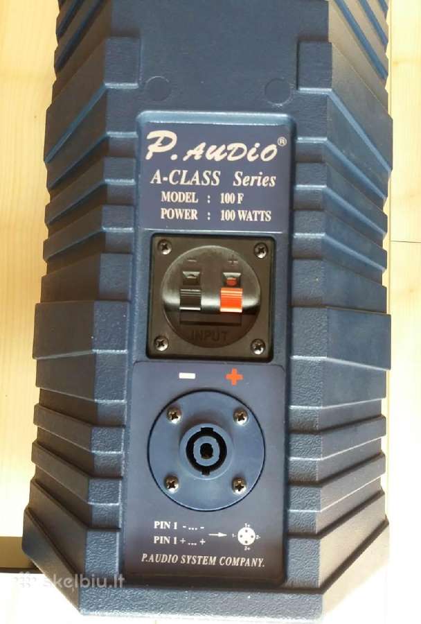 P Audio 100f kolonėlės, jokių priedų nėra - nuotraukos Nr. 8