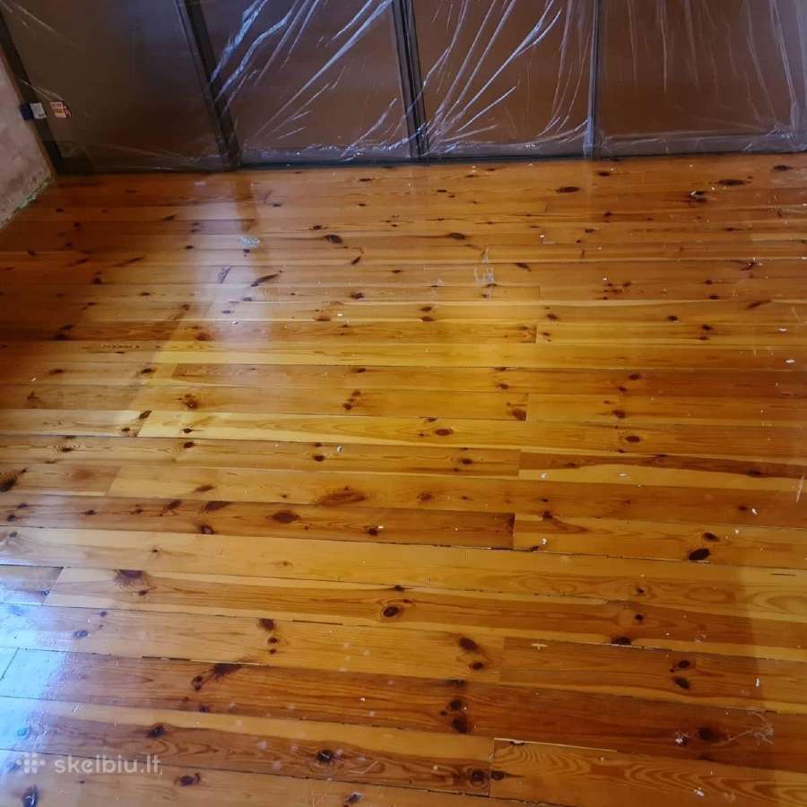 Parketo atnaujinimas!dažytų grindų restauravimas. - nuotraukos Nr. 7