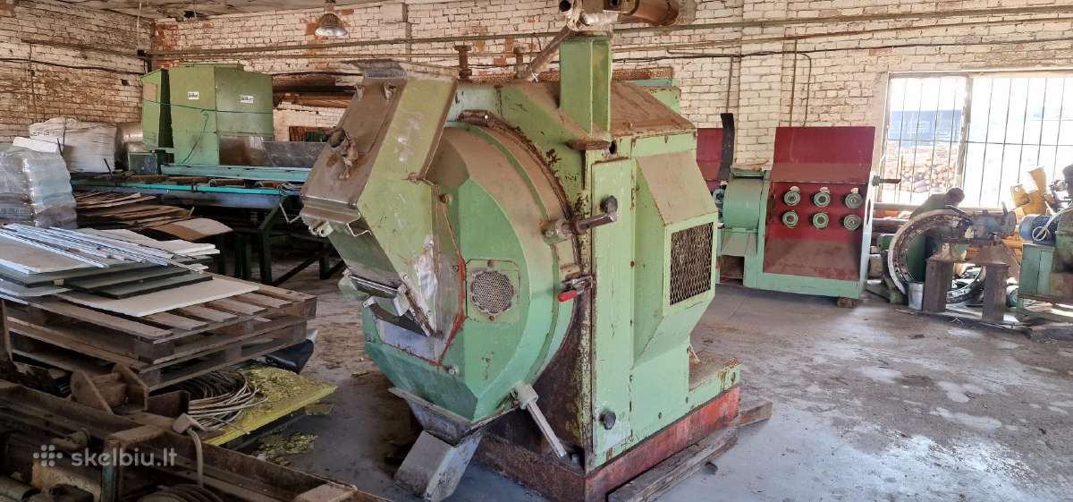 Granuliatorius „buchler“ 2.5t/h 250kw