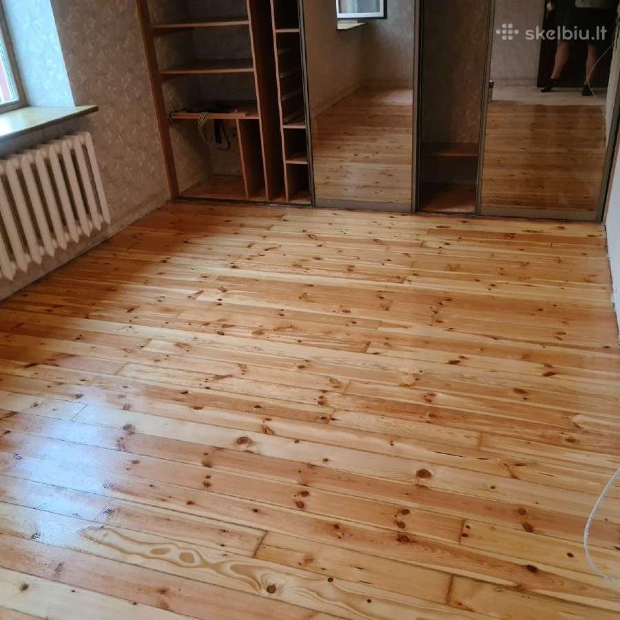 Parketo, senų, medinių grindų restauravimas - nuotraukos Nr. 12