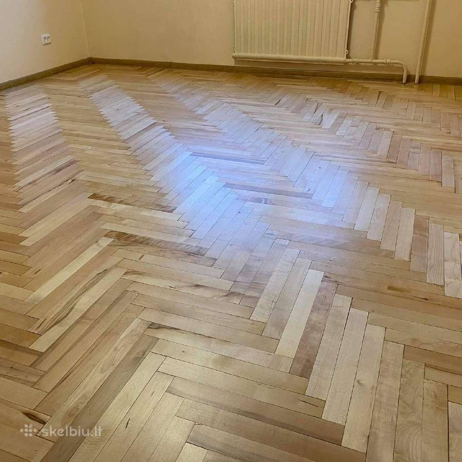 Parketo, senų, medinių grindų restauravimas - nuotraukos Nr. 15