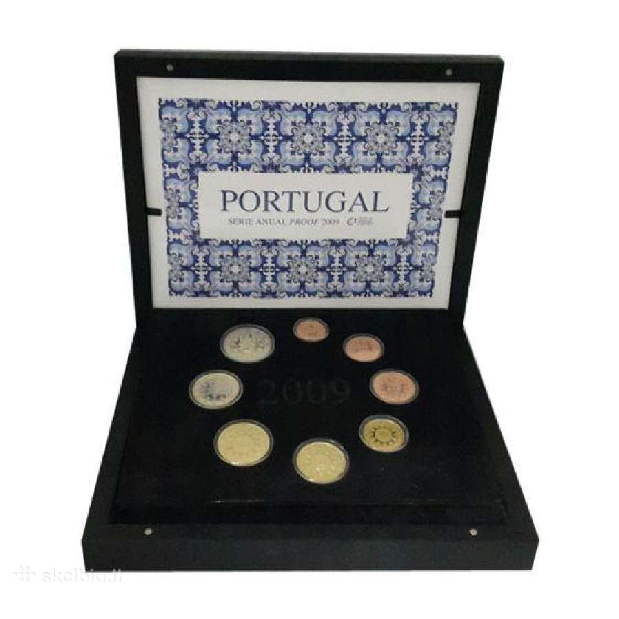Portugalija 2009 Euro Monetų Proof Rinkinys