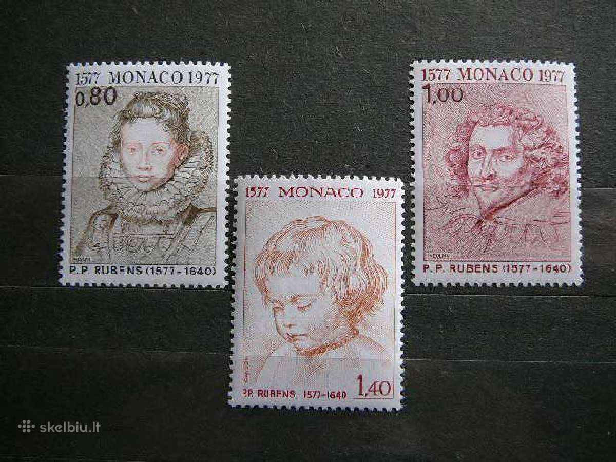Daile P. Rubensas Monakas 1977 Mnh mn1270