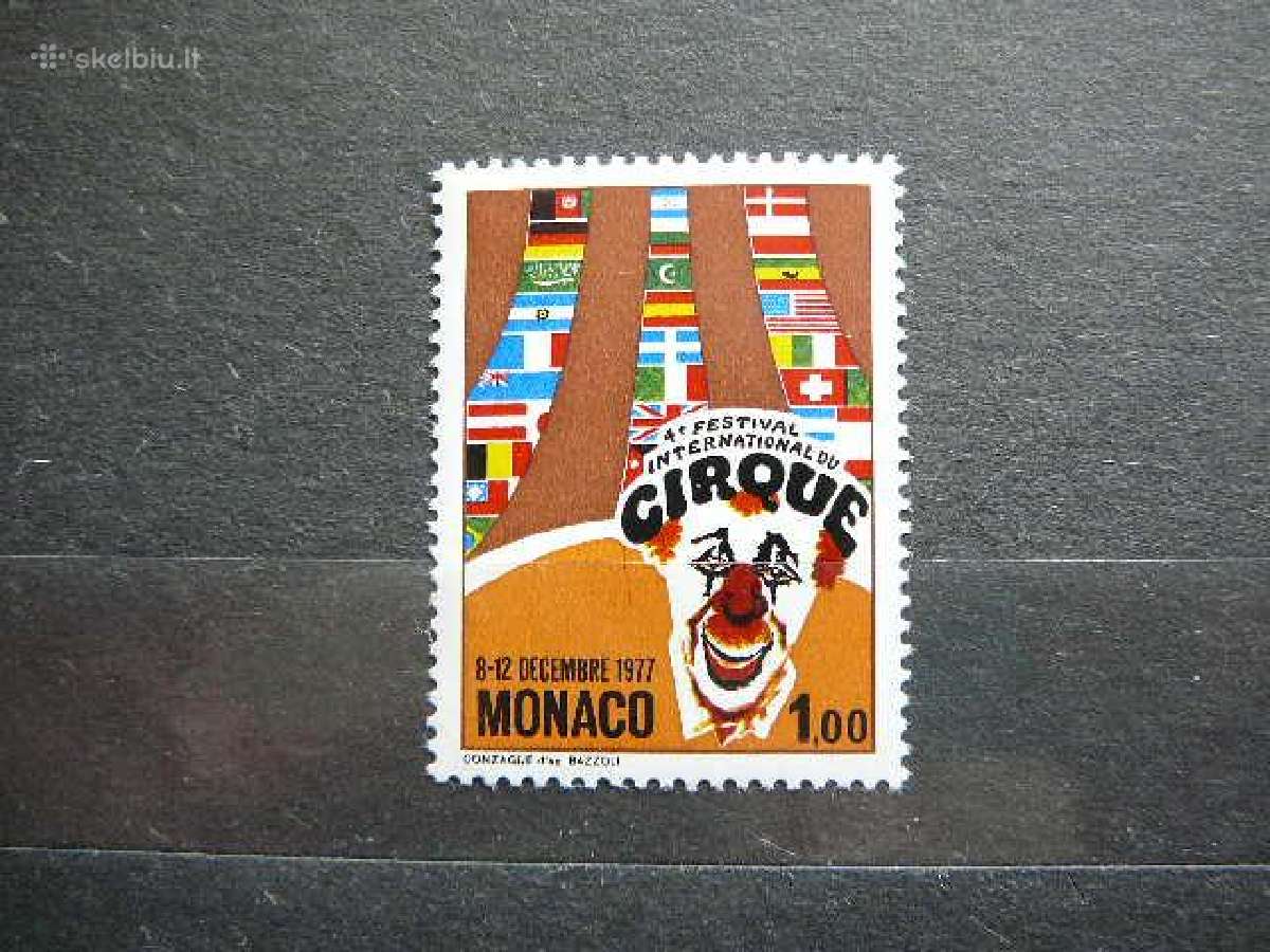 Cirkas Monakas 1977 Mnh mn1293