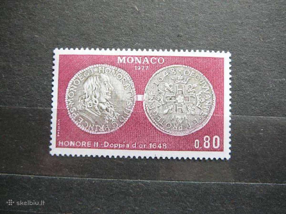 Monetos Monakas 1977 Mnh mn1294